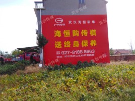 蓬溪农村墙体广告给农村人民带来方便
