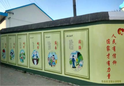 蓬溪文化墙施工攻略