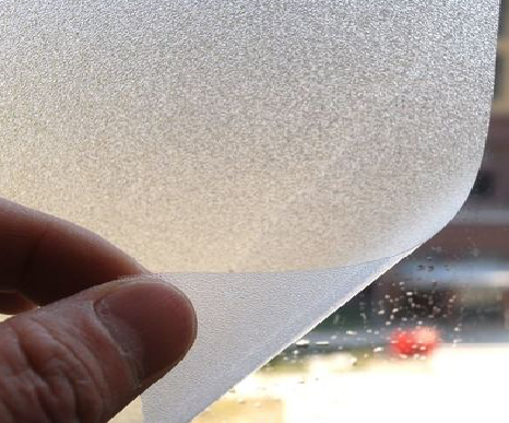 蓬溪玻璃门外面粘广告用什么材料好？