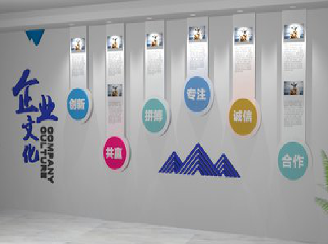 蓬溪企业文化墙需要传递什么办公文化？